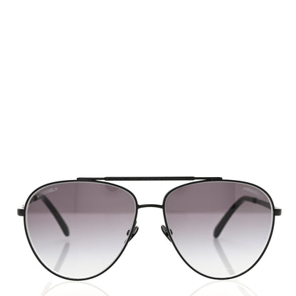 Chanel Metal Aviator Sunglasses 4279-B Black 2 of 7
