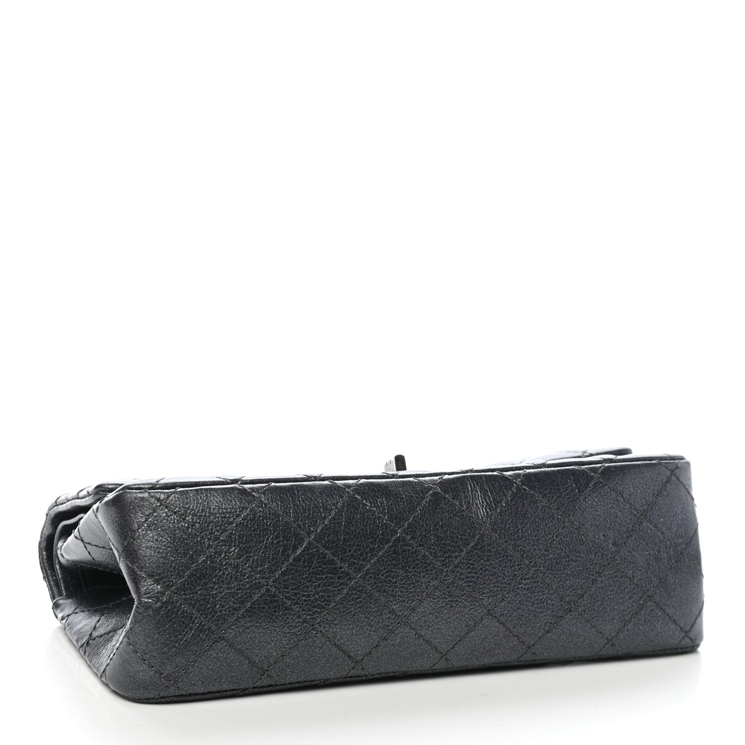Chanel Metallic Sheepskin Quilted 2.55 Reissue 225 Flap Charcoal 6 of 15