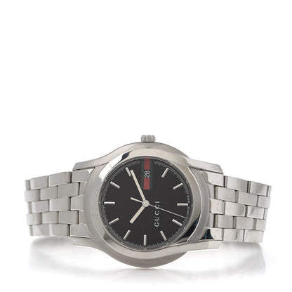 Gucci Stainless Steel 40mm G-Timeless Quartz Watch Black 2 of 4