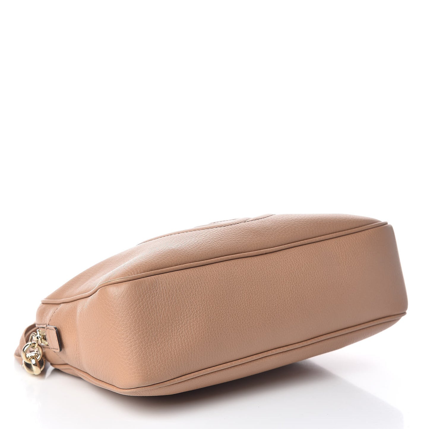 Pebbled Calfskin Small Soho Bowler Camelia