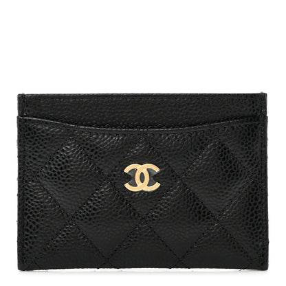 Chanel Caviar Quilted Card Holder Black 1 of 8