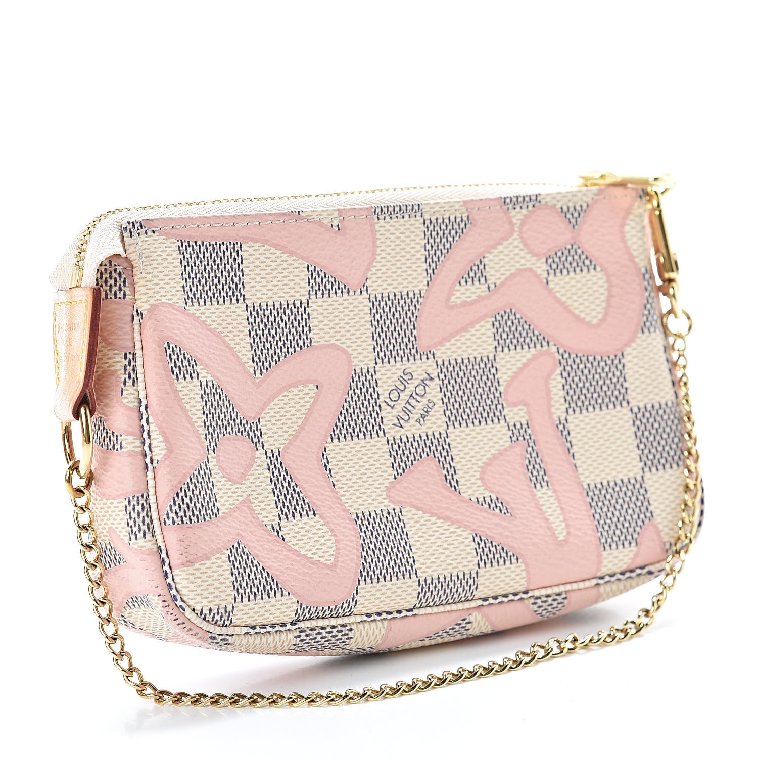 Louis Vuitton Damier Azur Tahitienne Mini Pochette Accessories 3 of 11