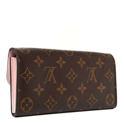 Louis Vuitton Monogram Emilie Wallet Rose Ballerine 3 of 10