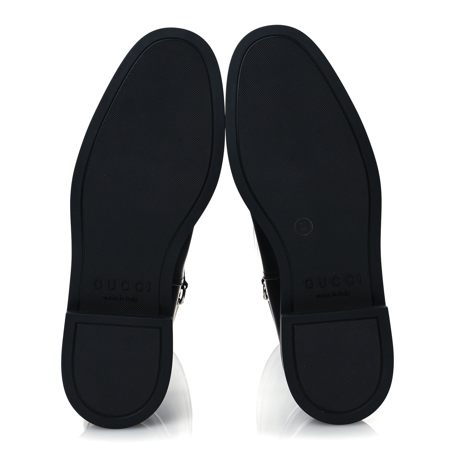 Shiny Calfskin Michelangelo Slim Horsebit Riding Boots 38 Black