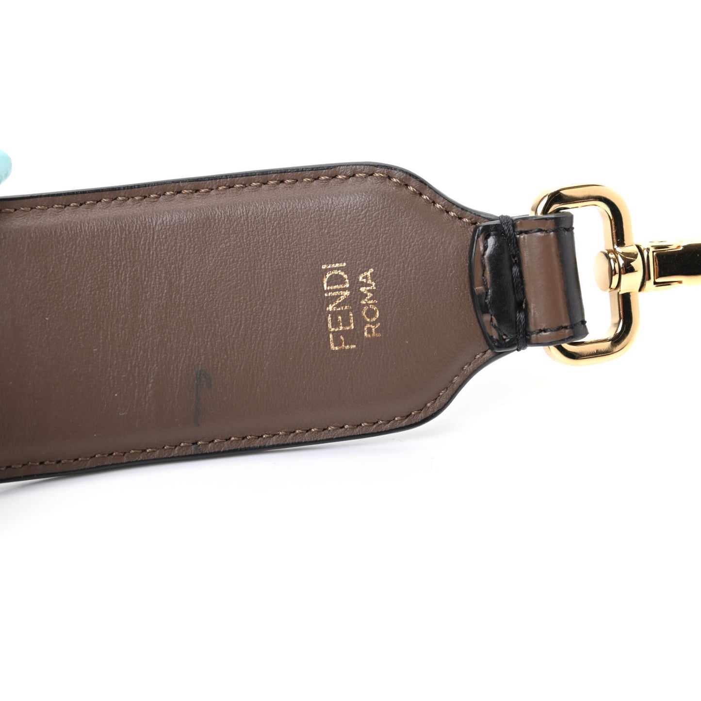 Vitello Century Bi-Color FF 1974 Embossed Strap You Maya Black