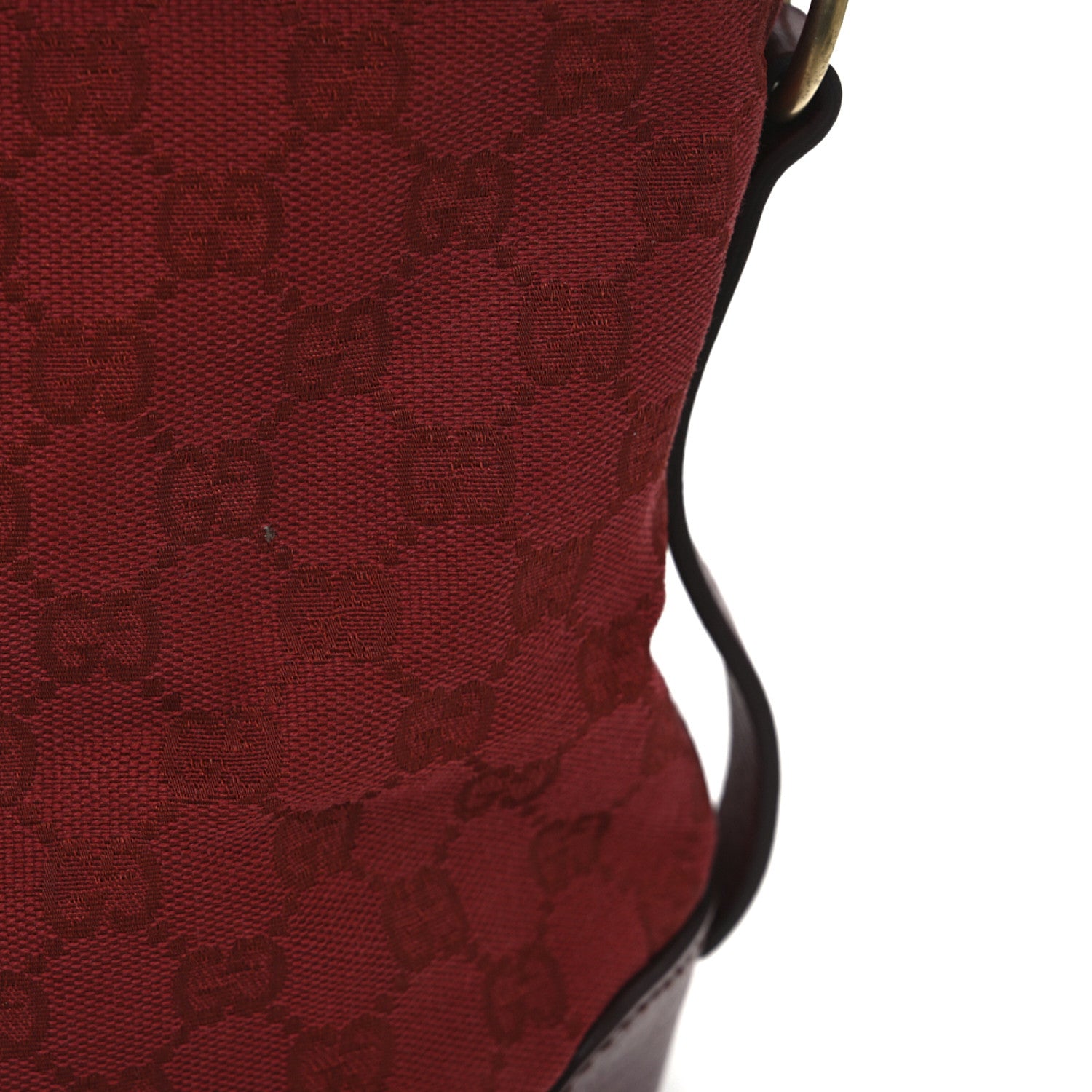 Gucci Monogram Large Tote Red 13 of 15