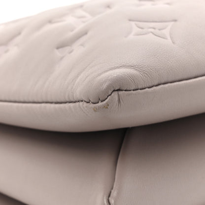 Louis Vuitton Lambskin Embossed Monogram Coussin PM Gris 11 of 13