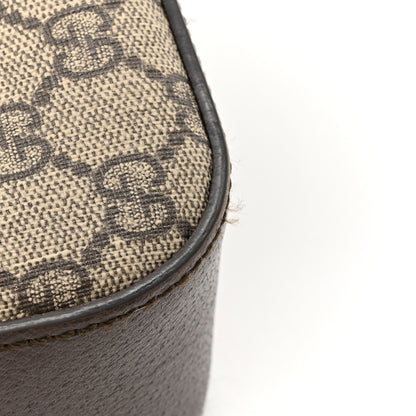 Gucci GG Supreme Monogram Web Neo Vintage Shoulder Bag Beige New Acero Crop 11 of 14