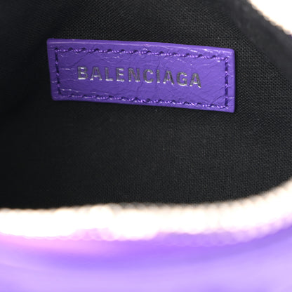 Balenciaga Agneau Arena Le Cagole Shoulder Bag XS Purple 7 of 11