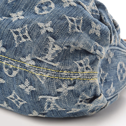 Louis Vuitton Monogram Denim Pleaty Blue 11 of 15