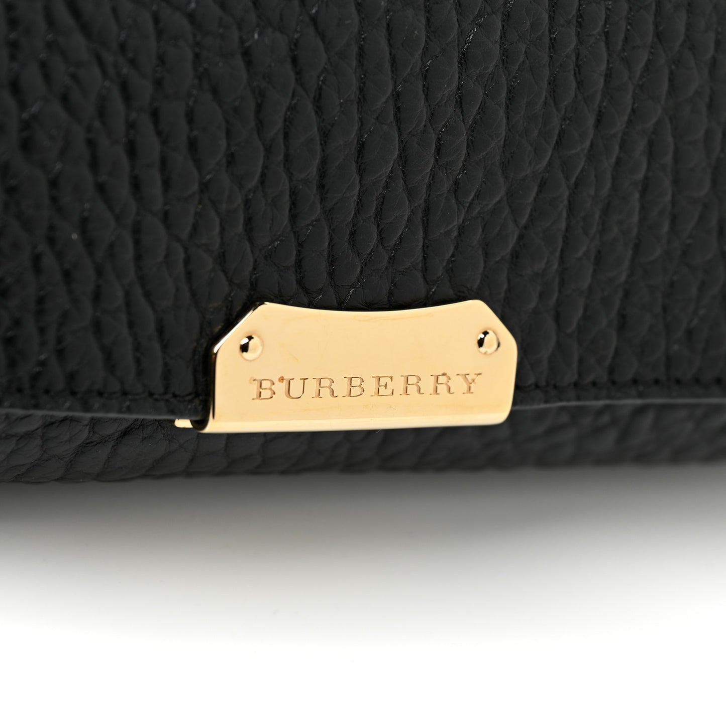 Signature Grain Medium Mildenhall Crossbody Bag Black