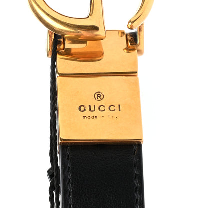 Gucci Plutone Calfskin Double G Reversible 20mm Belt 85 34 Black Mystic White 6 of 6