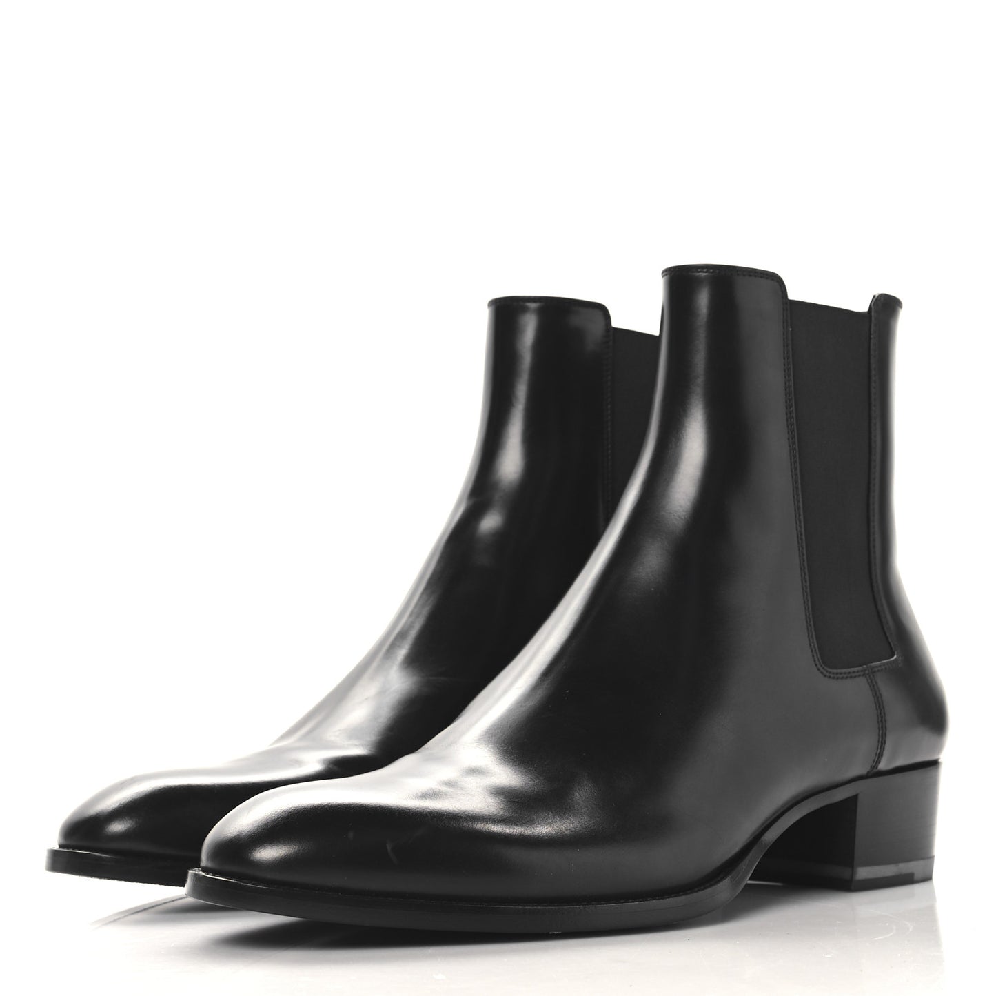 Calfskin Mens Wyatt 40 Chelsea Boots 43 Sparrow Brown