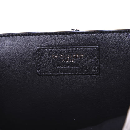 Saint Laurent Pebbled Lambskin Chevron Monogram Small Nolita White Vintage White Vintage 8 of 14