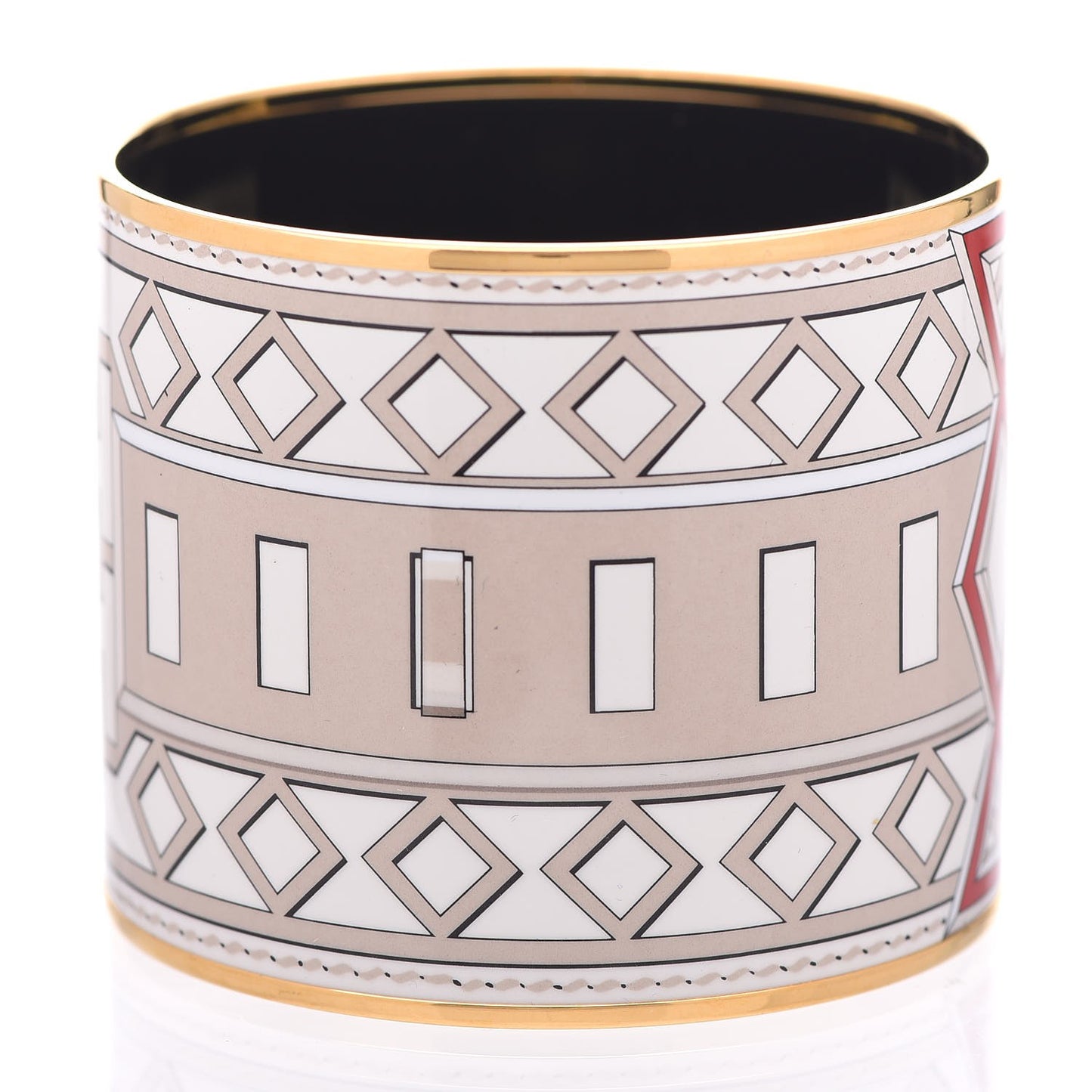 Enamel Printed Mega Wide Colliers De Chien Bracelet 65 Toiles