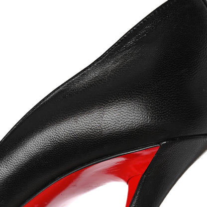 Christian Louboutin Shiny Nappa Apostrophy 100 Pumps 38 Black 10 of 11