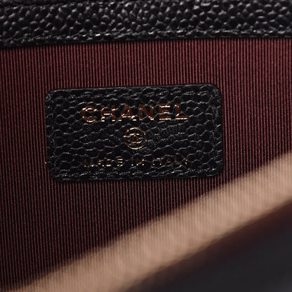 Chanel Caviar Quilted XL Cosmetic Case Black 6 of 11
