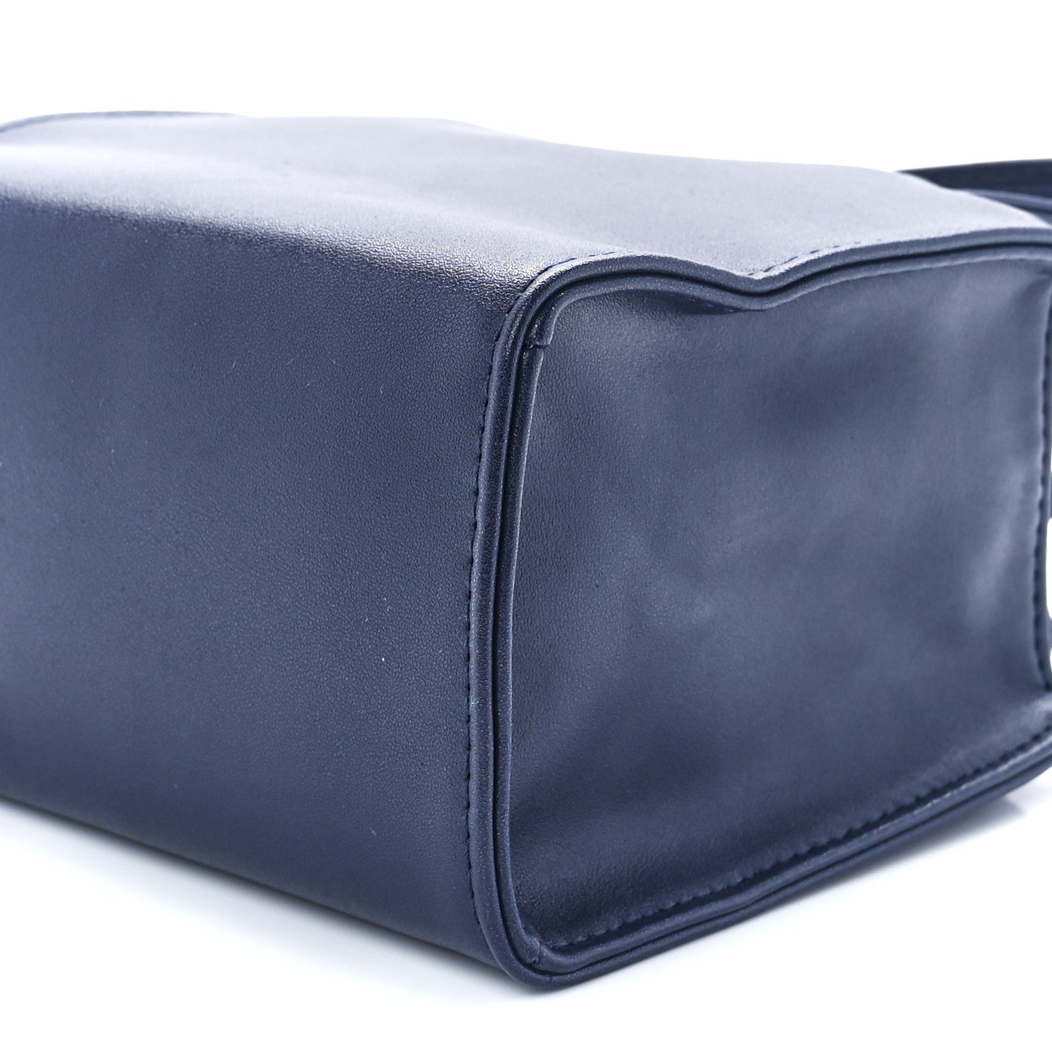 Telfar Vegan Leather Small Shopping Bag Navy 11 of 11