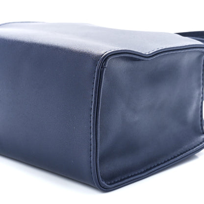 Telfar Vegan Leather Small Shopping Bag Navy 11 of 11