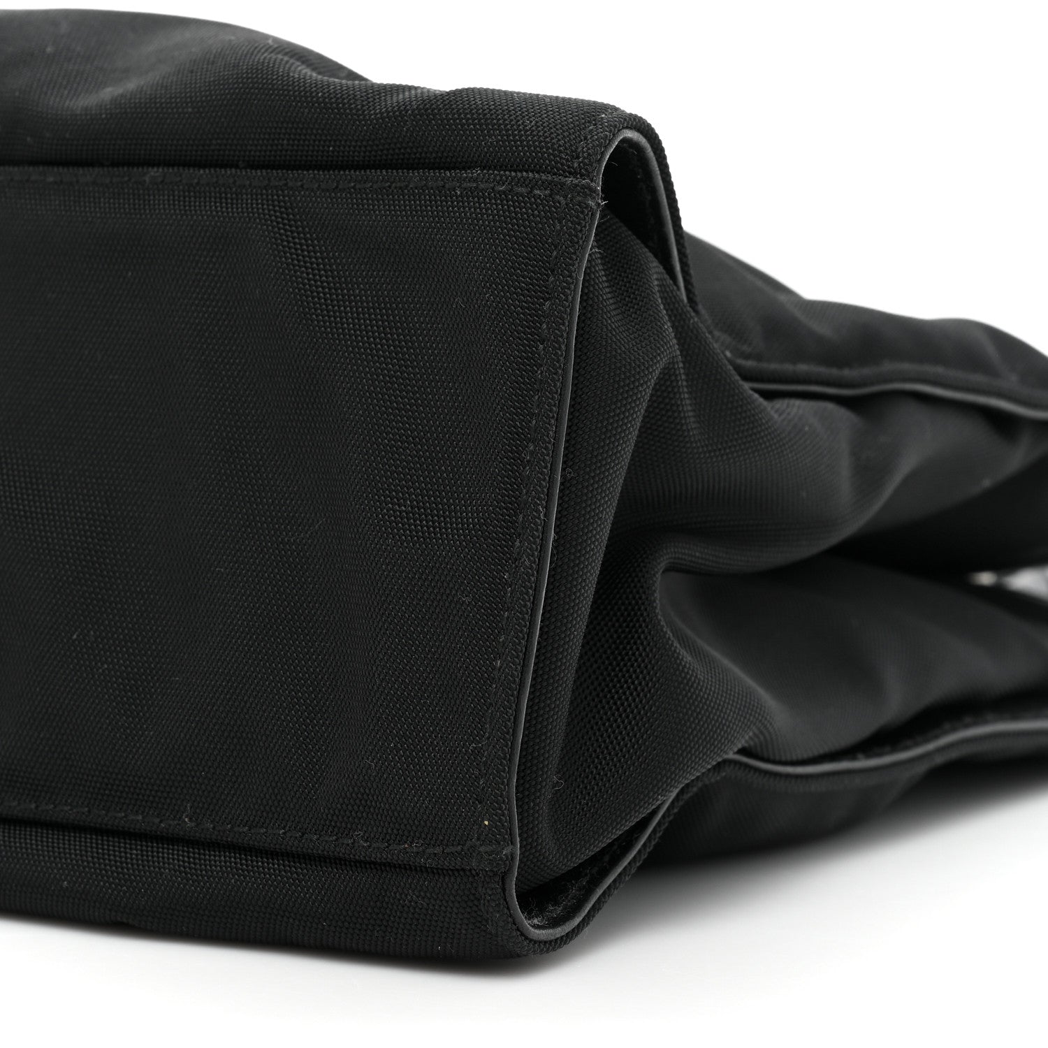 Gucci Nylon Bamboo Handle Bag Black 10 of 10