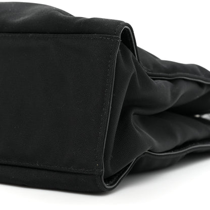 Gucci Nylon Bamboo Handle Bag Black 10 of 10