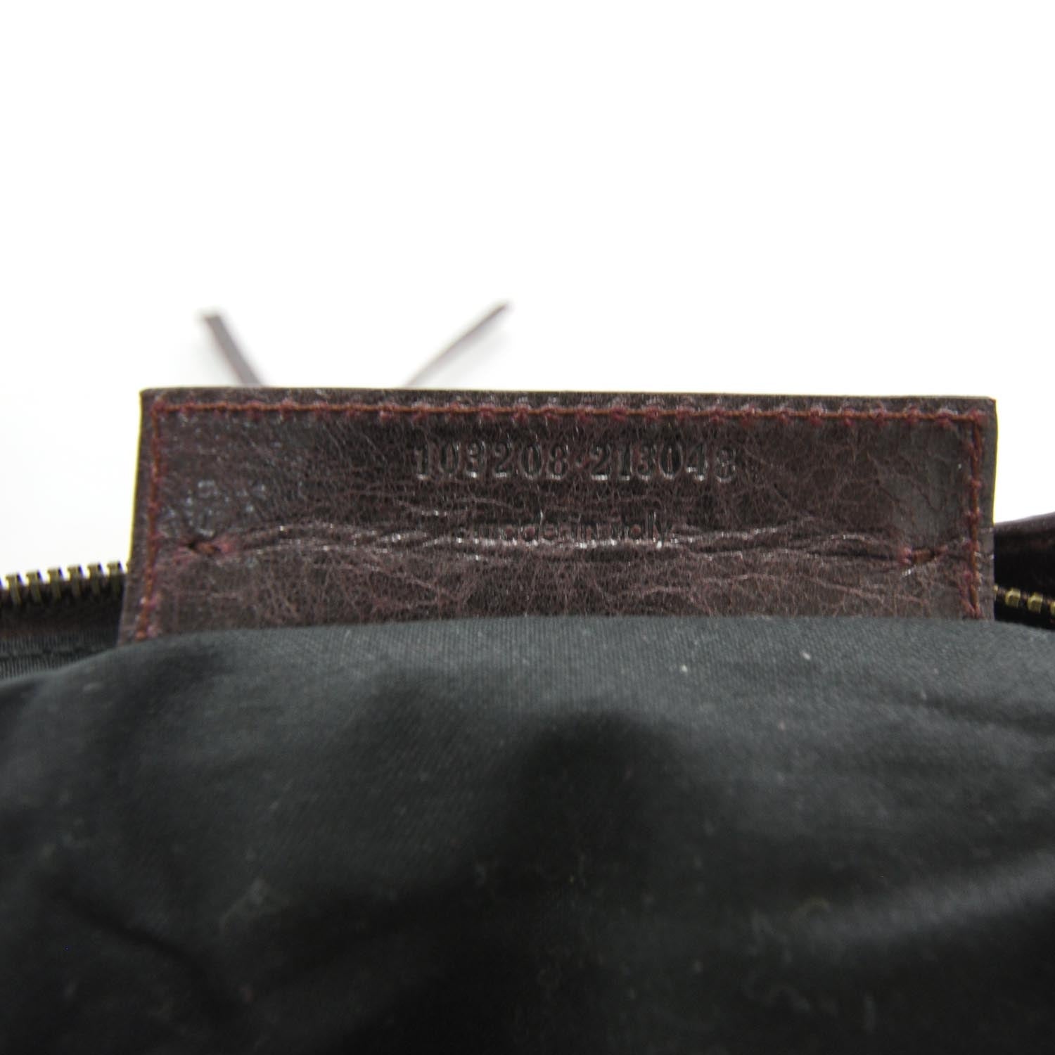 Balenciaga Chevre First Bordeaux 9 of 12