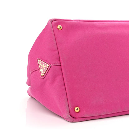 Prada Canapa Logo Shopping Tote Fuxia 8 of 10