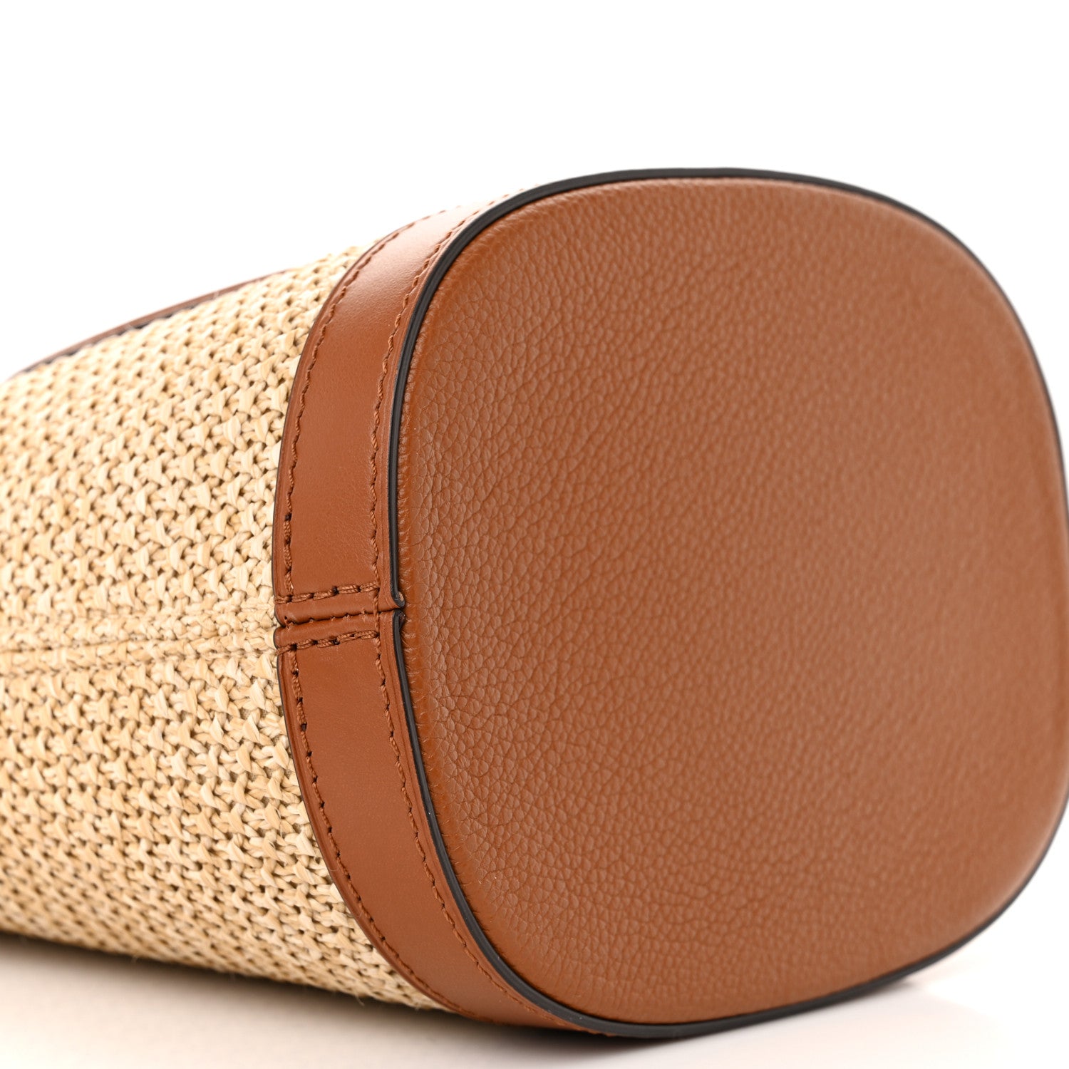 Louis Vuitton Kitted Raffia Petit Bucket Caramel 8 of 9