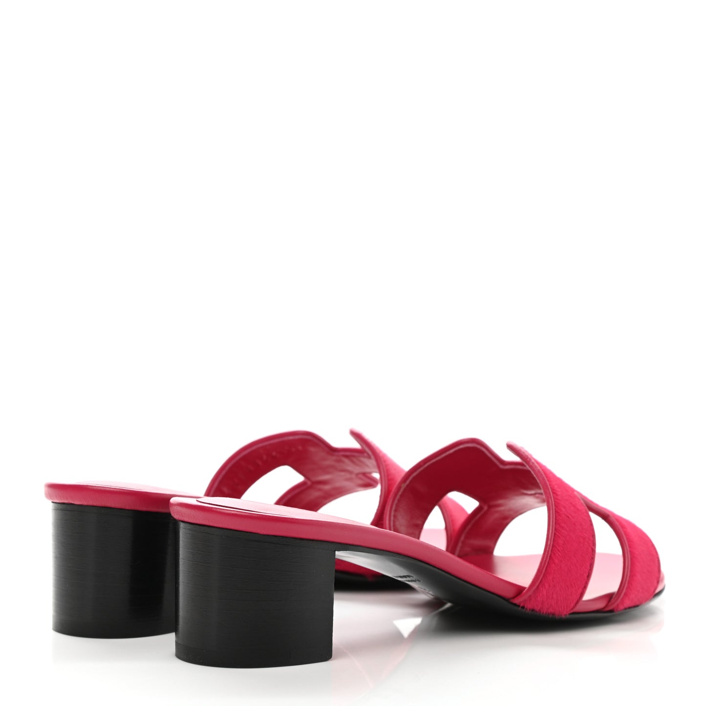 Horse Hair Oasis Sandals 37 Rose Fuchsia