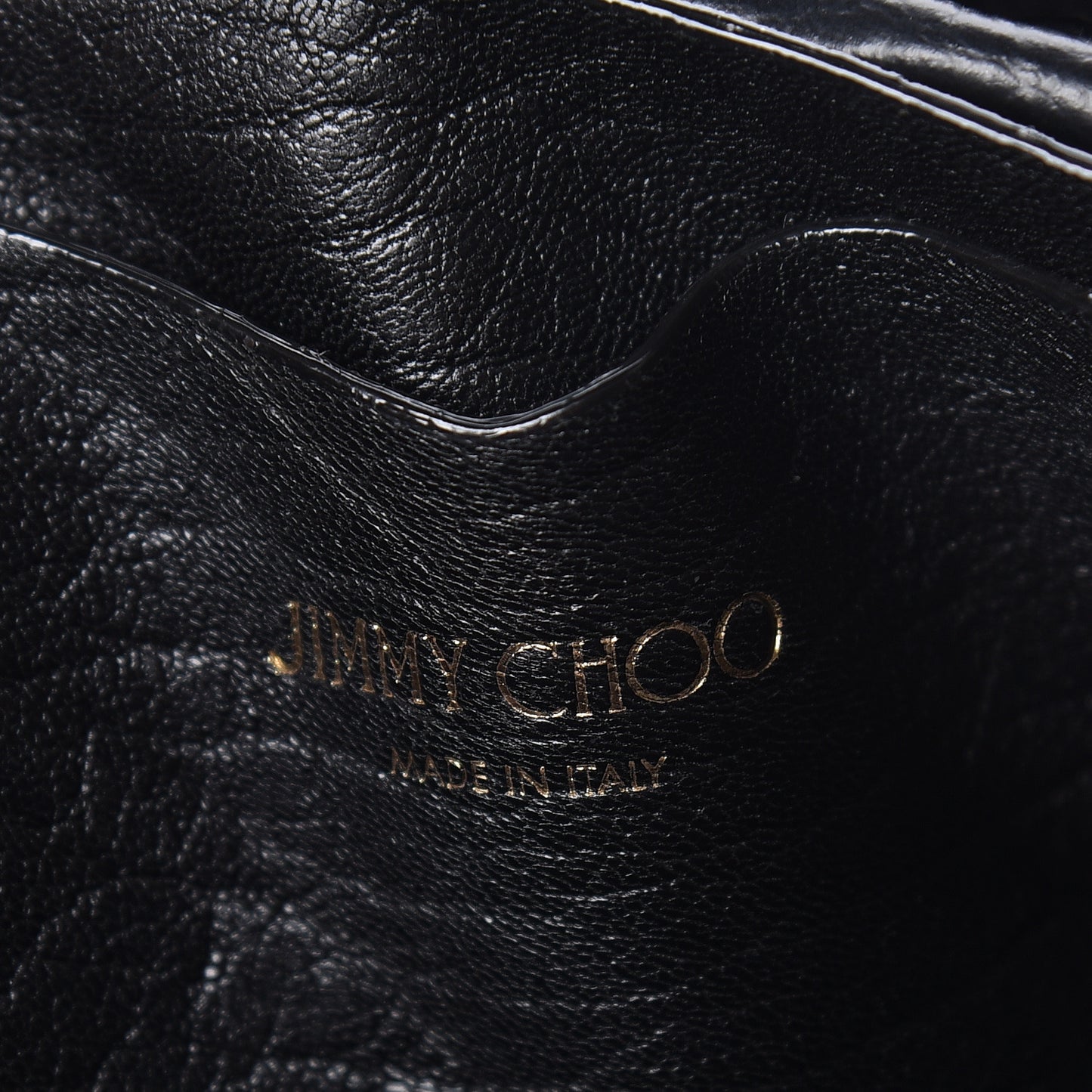 Grained Calfskin Studded Lockett Shopper Tote Black