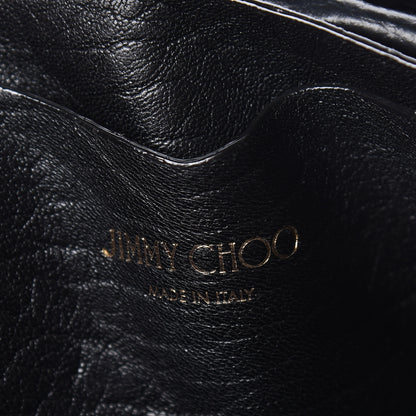 Jimmy Choo Grained Calfskin Studded Lockett Shopper Tote Black 6 of 13