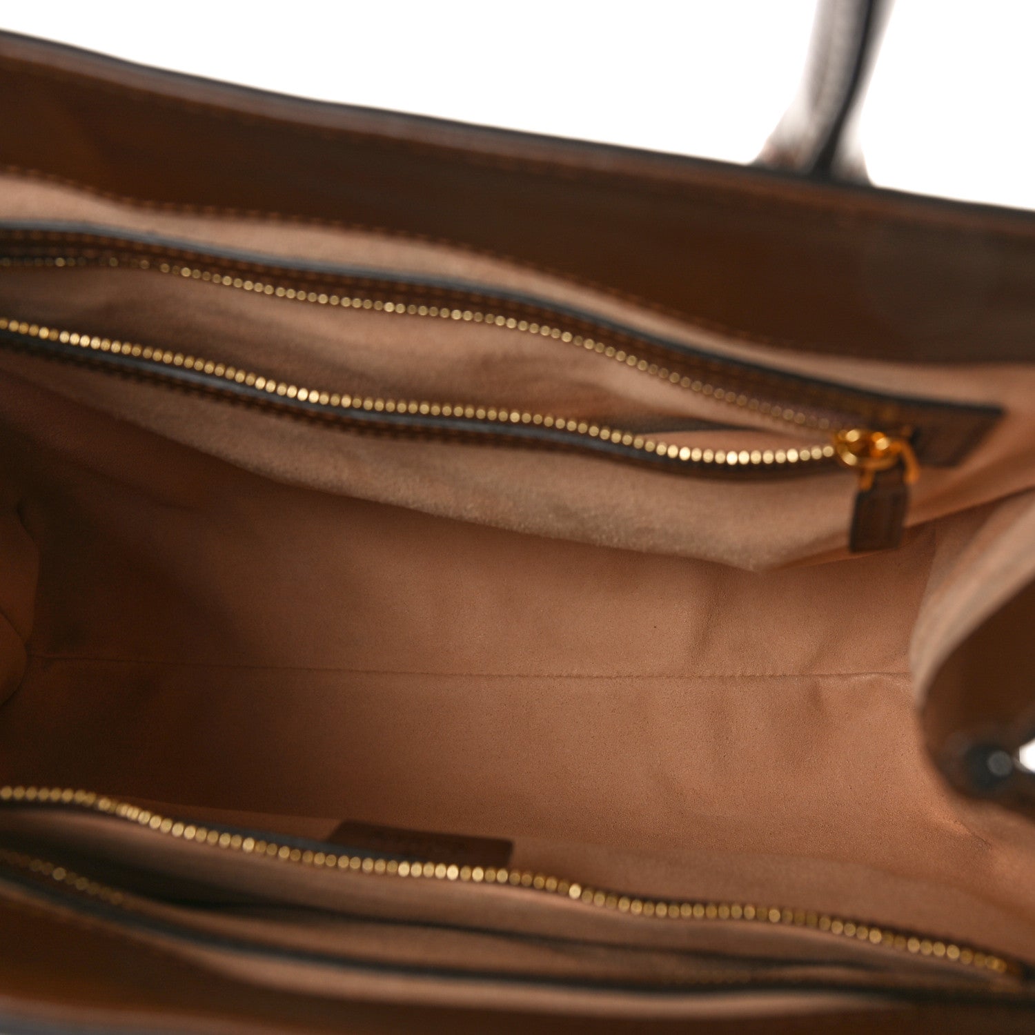 Gucci GG Supreme Monogram Azalea Calfskin Web Medium Jackie 1961 Tote Beige Ebony Brown Sugar 5 of 9