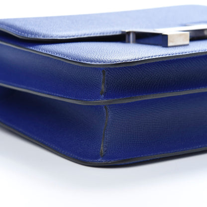 Hermes Epsom Constance 24 Bleu Electrique 21 of 24