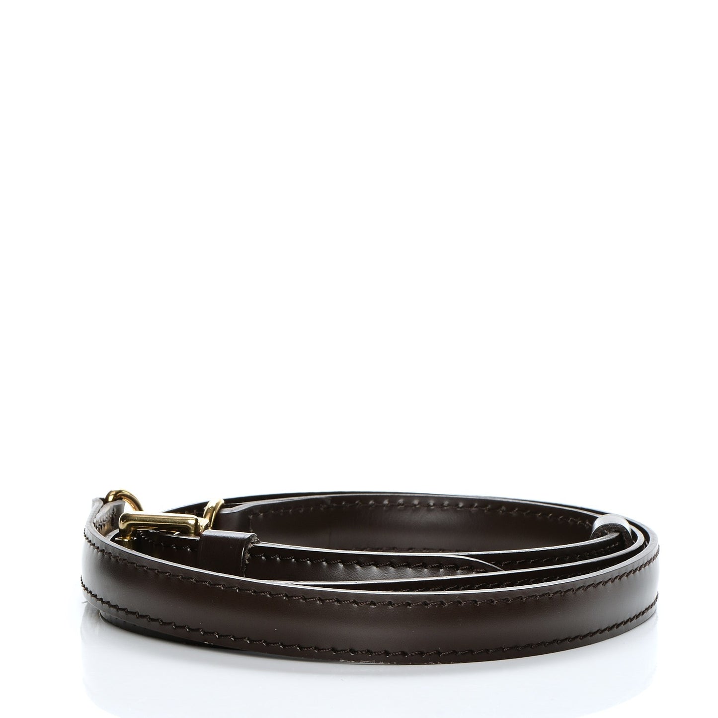 Calfskin 12mm Adjustable Shoulder Strap Brown