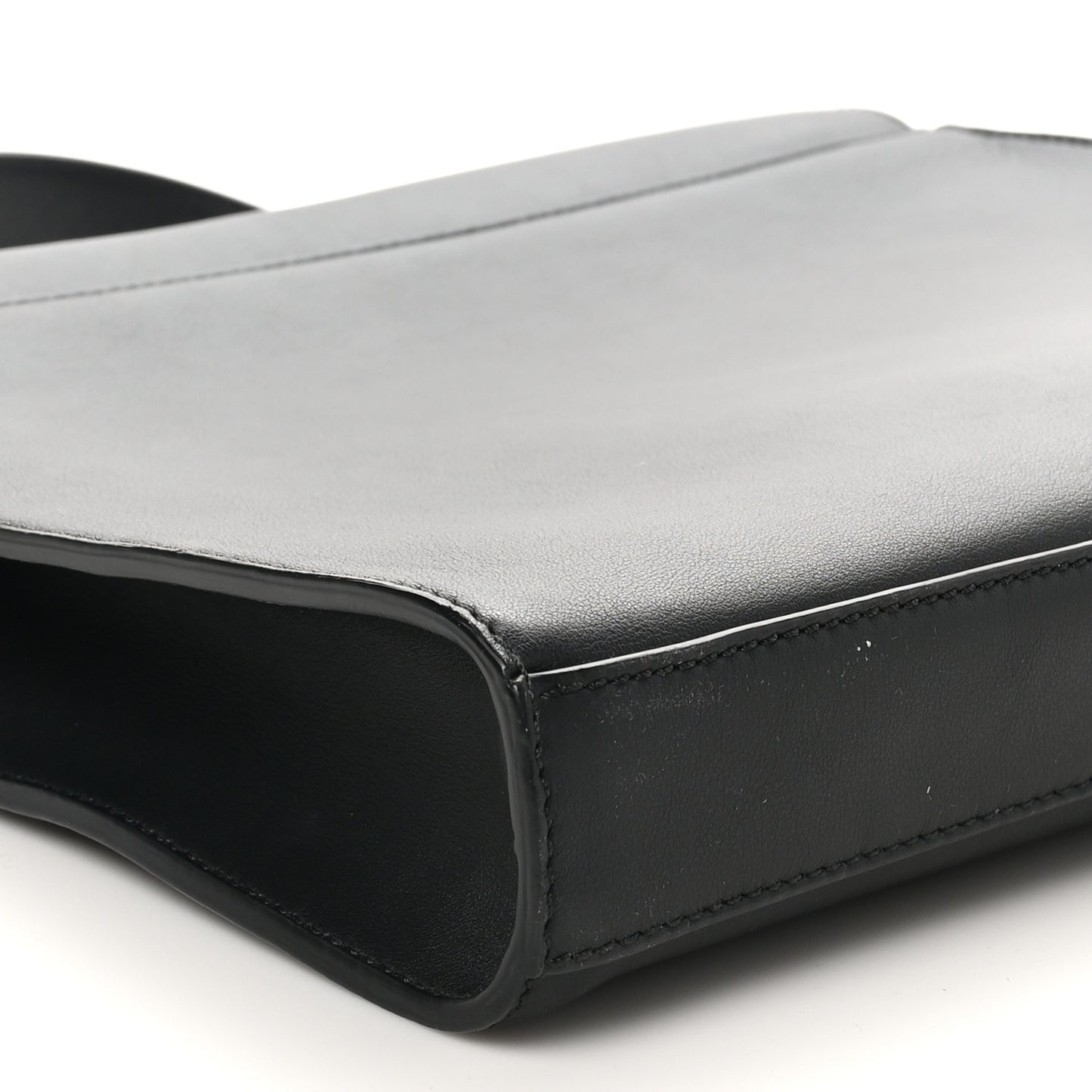 Vitello Grace Opaco Metal Monster Eyes Large Peekaboo Iconic Fit Satchel Black