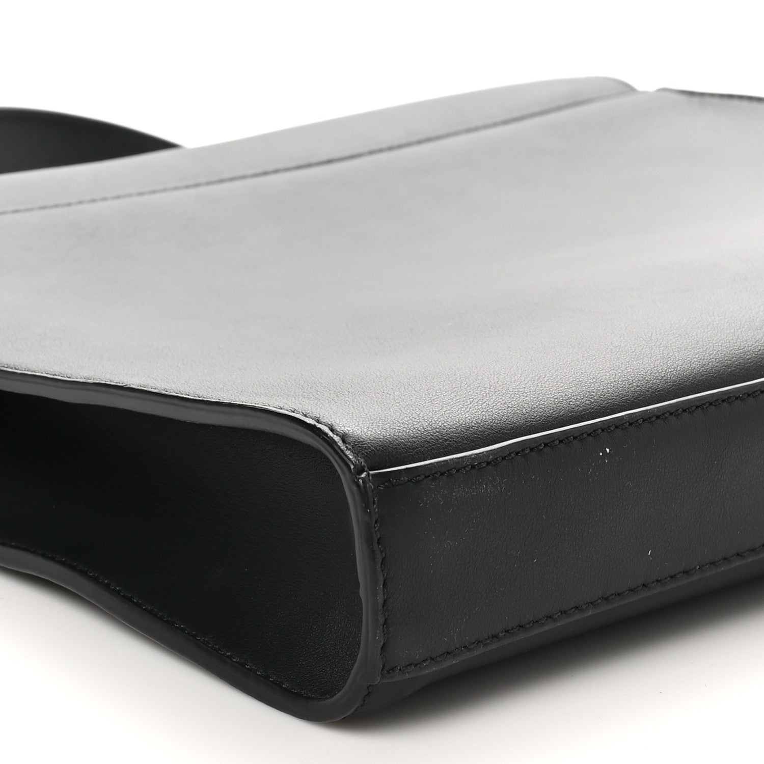 Fendi Vitello Grace Opaco Metal Monster Eyes Large Peekaboo Iconic Fit Satchel Black 9 of 10