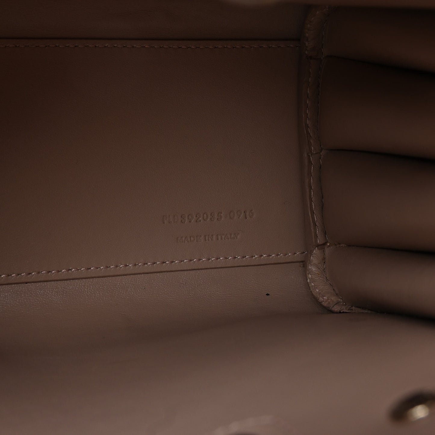 Grained Calfskin Nano Sac De Jour Antique Rose