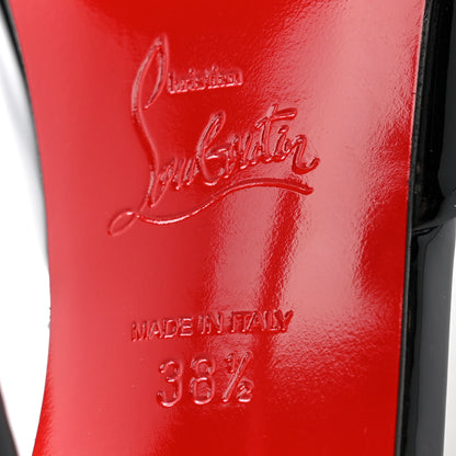Christian Louboutin Patent Miss Z 100 Mule 38.5 Black 7 of 10