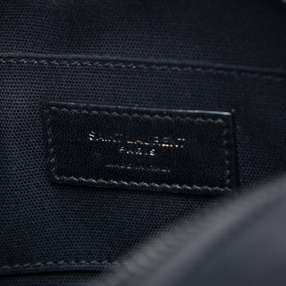 Saint Laurent Lambskin Nylon Small Camp Camera Bag Black 5 of 5