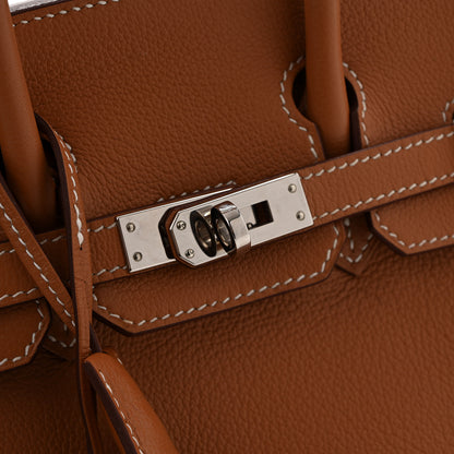 Hermes Taurillon Novillo Birkin 25 Gold 13 of 13
