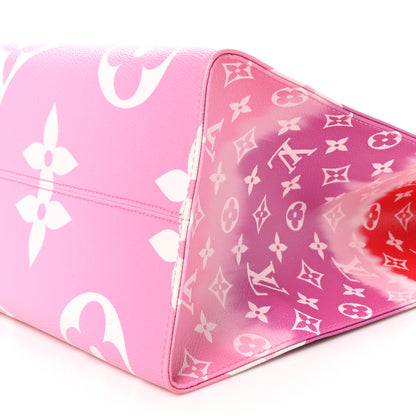 Louis Vuitton Monogram Escale Onthego GM Rouge 9 of 9