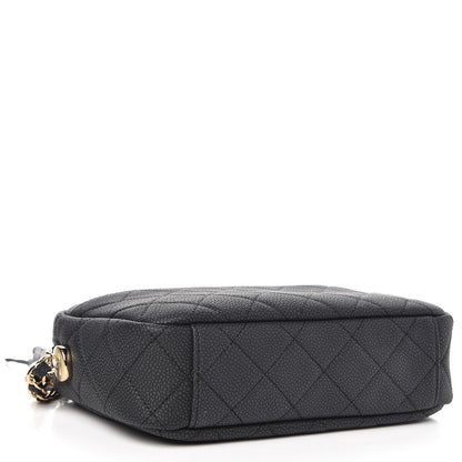 Chanel Caviar Quilted Coco Tassel Camera Case Black 4 of 8