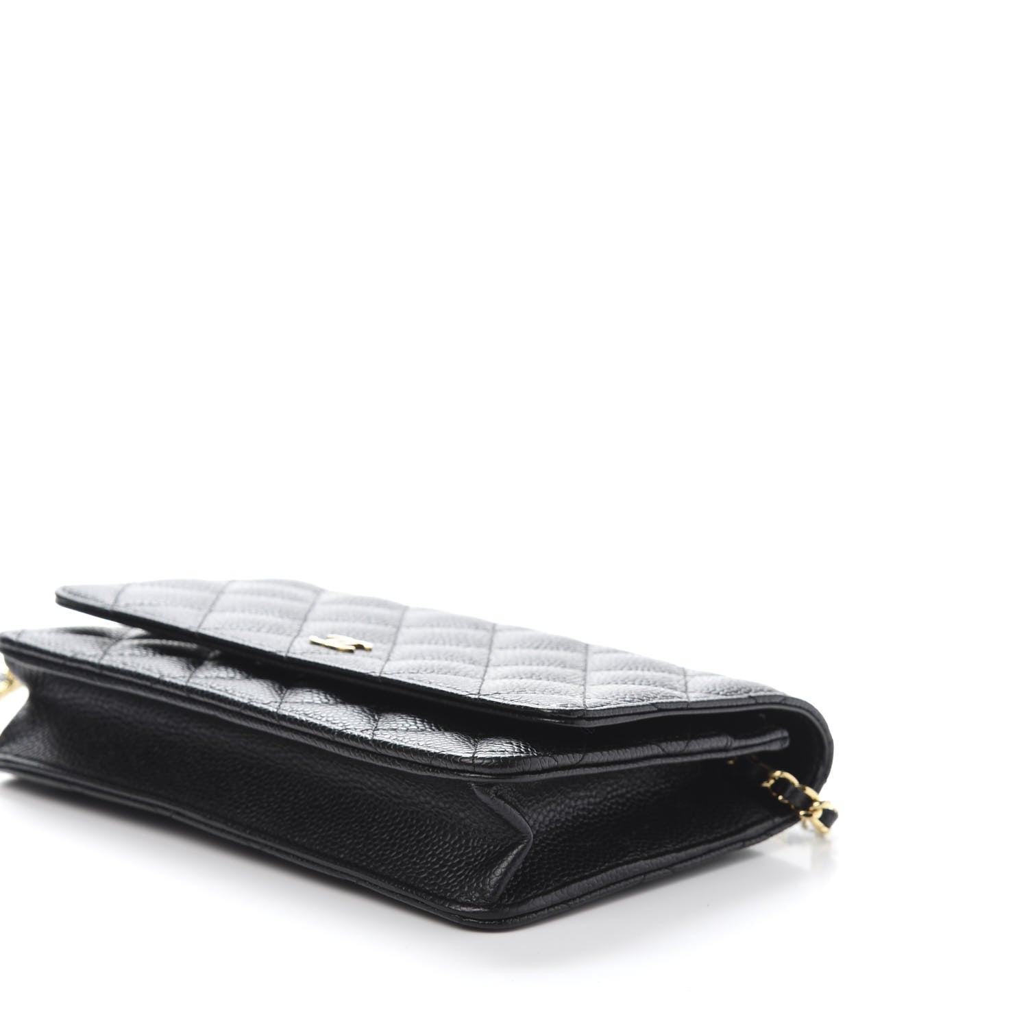 Chanel Caviar Quilted Wallet On Chain WOC Black 9 of 11