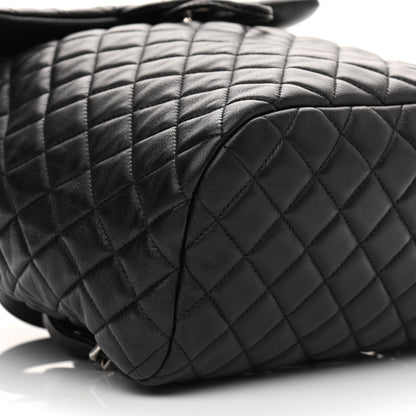 Chanel Calfskin Quilted Large Urban Spirit Backpack Black 9 of 10