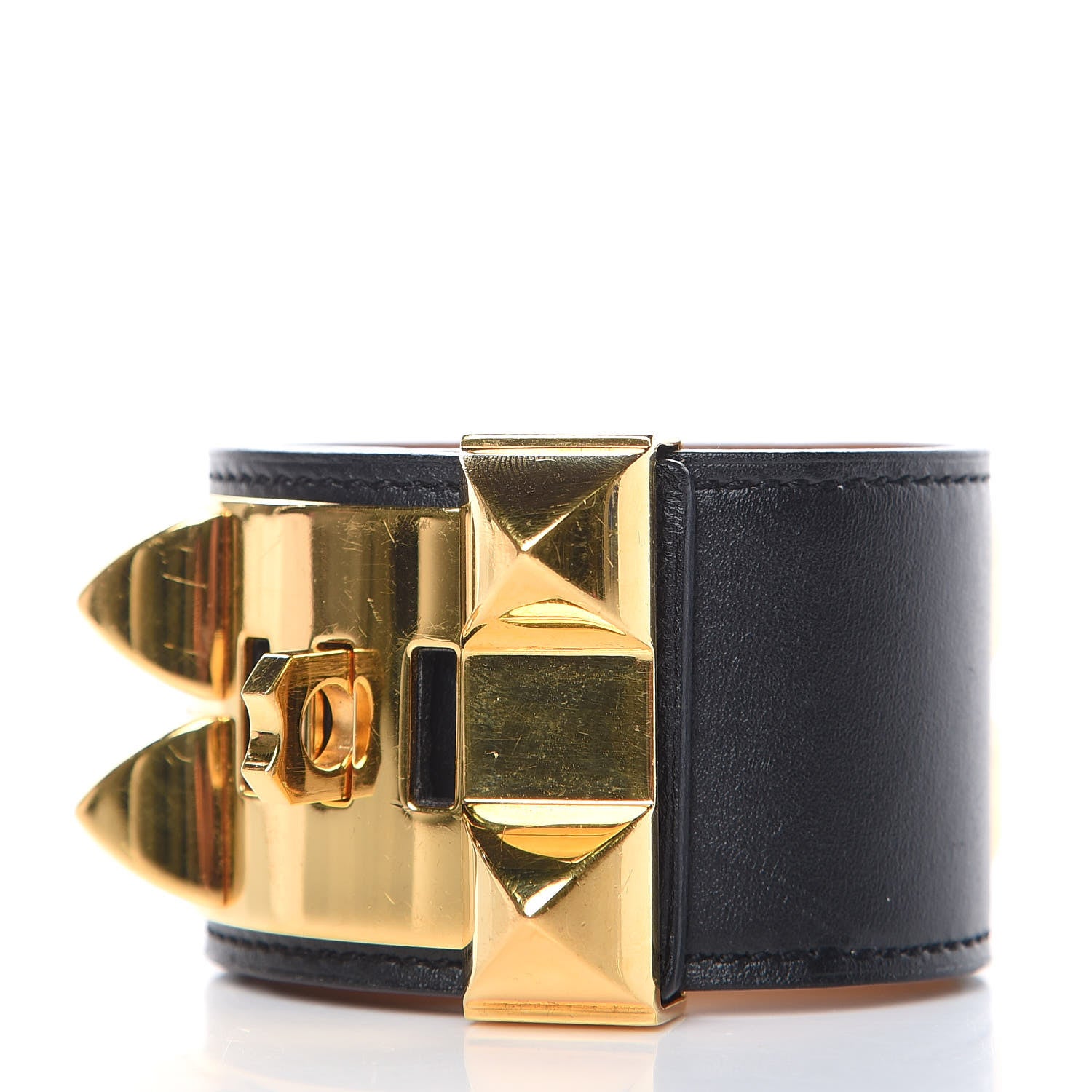 Hermes Chamonix Collier De Chien CDC Bracelet S Black 3 of 5