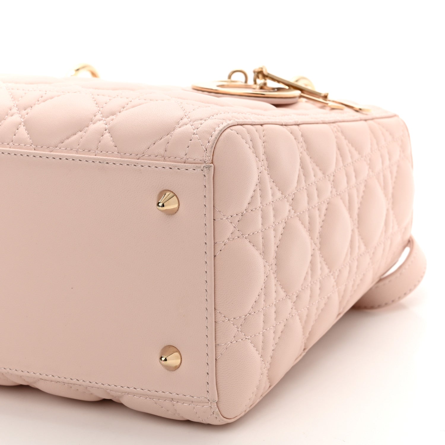 Christian Dior Lambskin Cannage Medium Lady Dior Light Pink 10 of 10