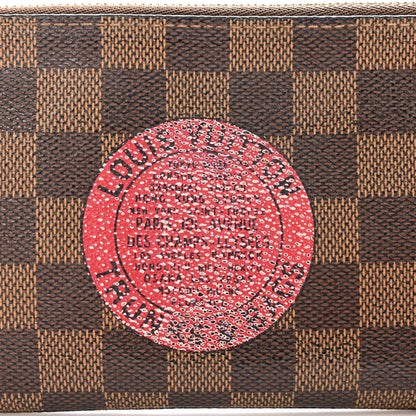Louis Vuitton Damier Ebene Complice Trunks and Bags Wallet Red 7 of 9