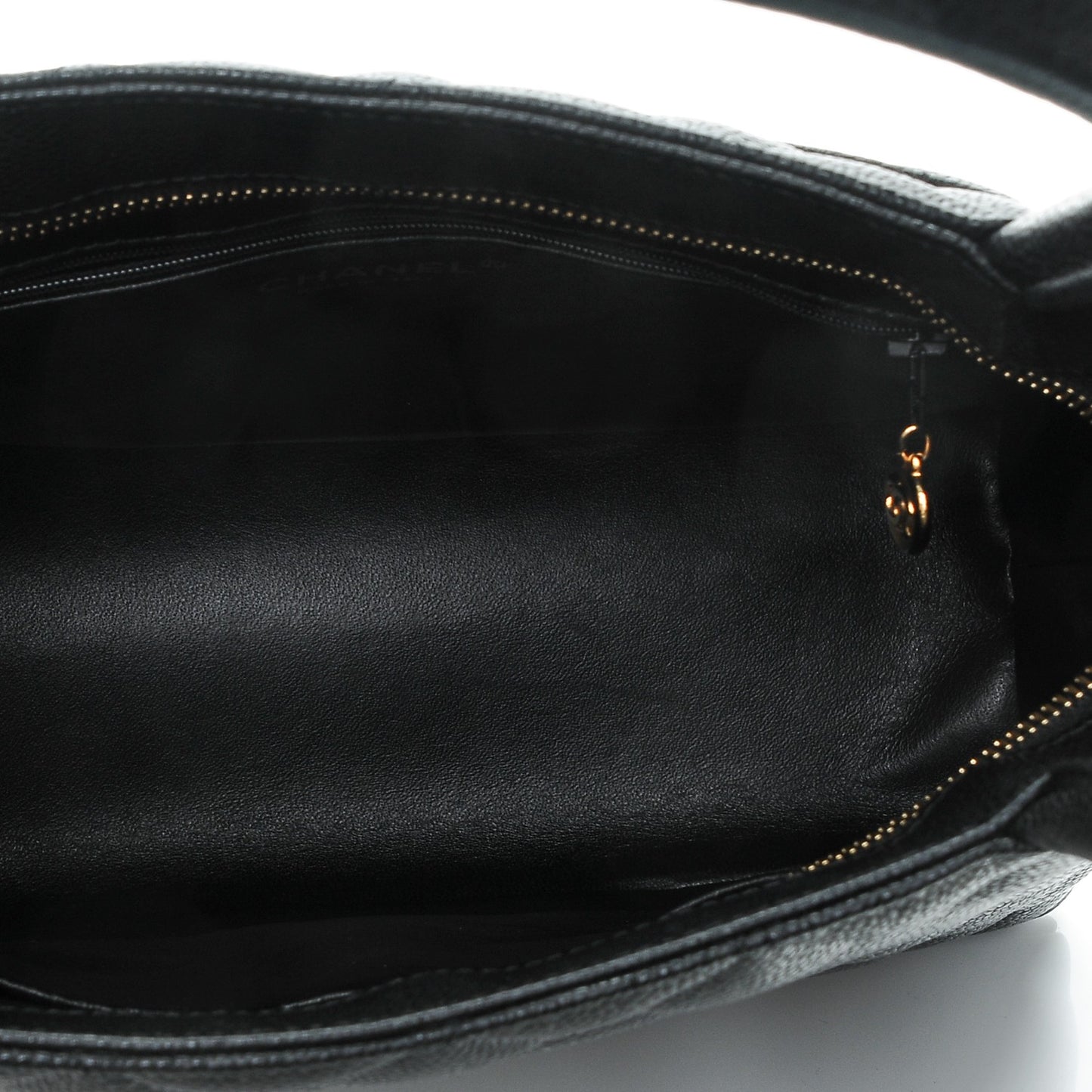 Caviar Quilted Medallion Tote Black