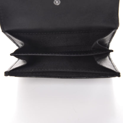 Chanel Sheepskin Chevron Quilted Reissue Card Holder Wallet So Black 5 of 9