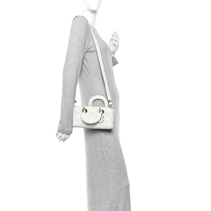 Christian Dior Lambskin Cannage Small Lady D-Joy Latte 3 of 31